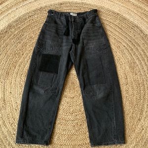 Moxie pull on barrel jeans